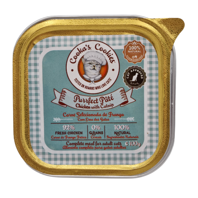 Chicken Pâté Delicious meals for happy cats Cooka's Cookies